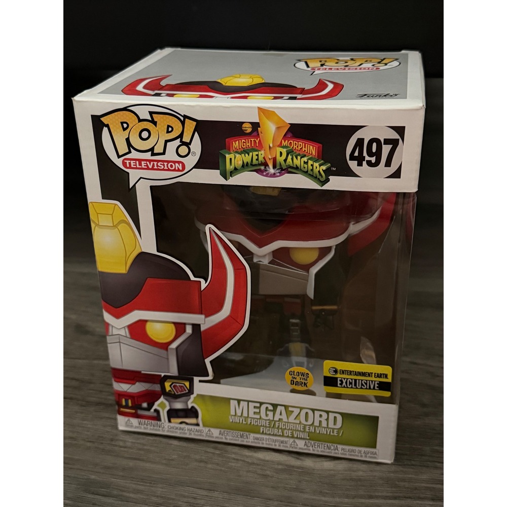 Funko Pop Megazord 497 Power Rangers Glow in Dark Entertainment Earth Exclusive
